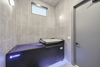 Wellness spa: cold plunge + infrared sauna